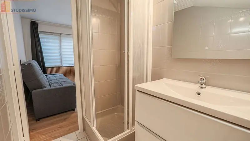 Studio meublé 18m² Rouen 76000 - Meublé, DPE D - Photo 4