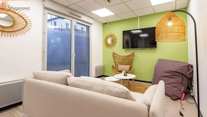 Studio meublé 18m² Villeurbanne - Meublé, lumineux - Photo 2