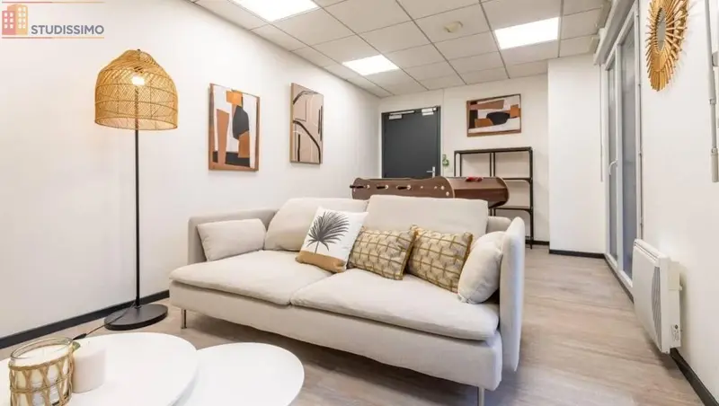 Studio meublé 18m² Villeurbanne - Meublé, lumineux - Photo 3