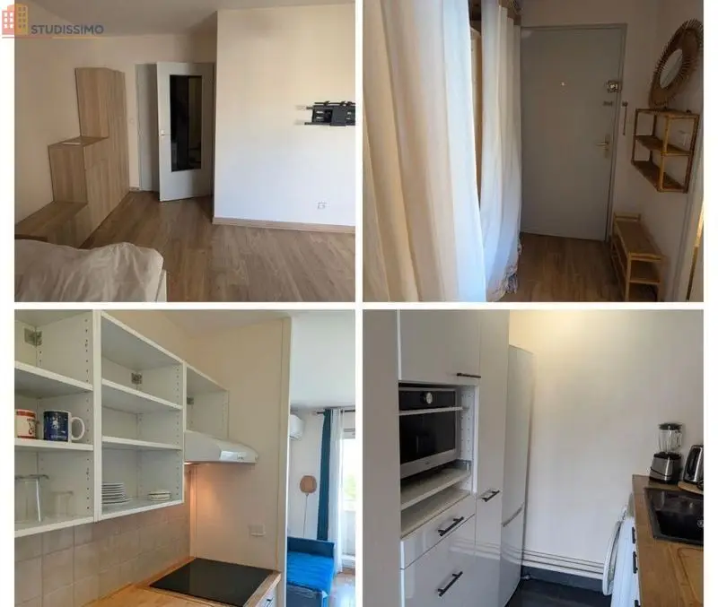 Studio meublé 32m² Villeurbanne - Climatisation, balcon - Photo 2