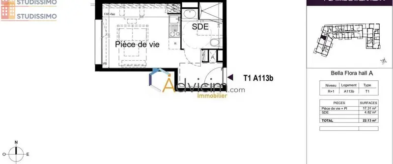 Studio 24m² La Chapelle-Saint-Mesmin - DPE B, lumineux - Photo 2