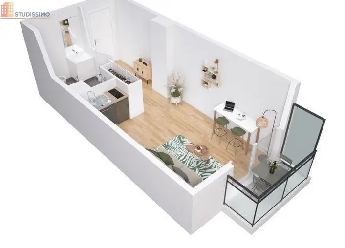 Studio 20m² Saint-Jean-de-la-Ruelle - EVOLIA - Photo 6