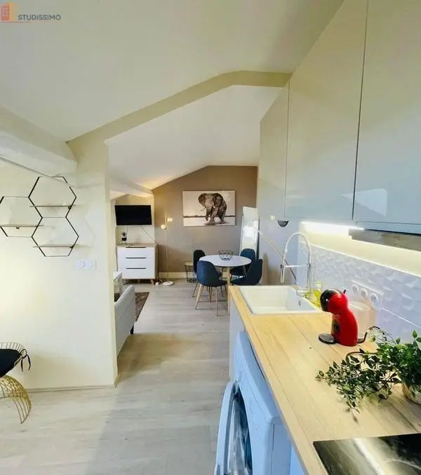 Studio meublé 38m² Lyon 7e Gerland - Lumineux, dernier étage - Photo 2