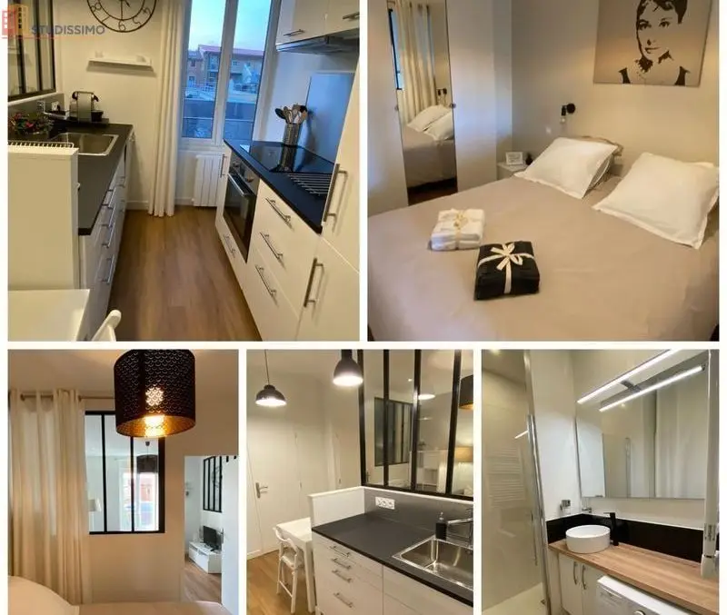 Studio meublé 34m² Villeurbanne - Rénové, meublé - Photo 1