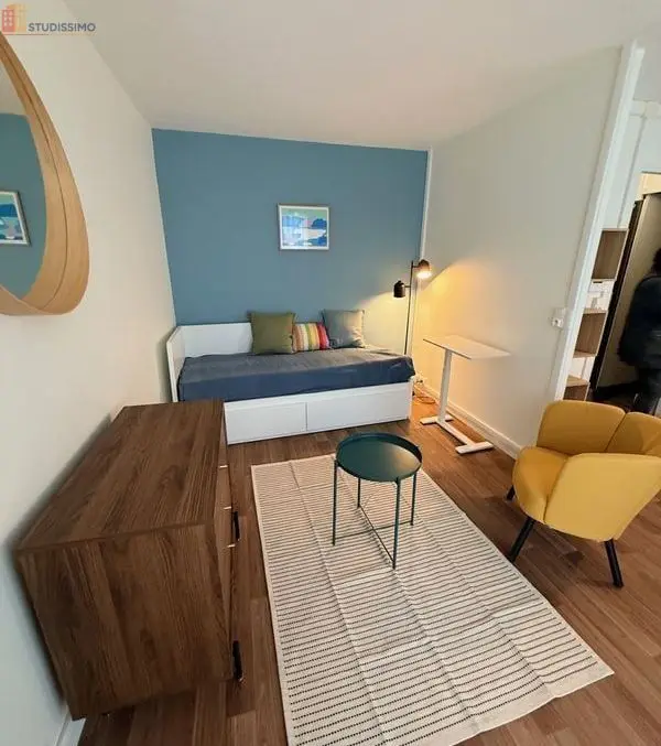 Studio meublé 25m² Bihorel 76420 - Meublé, DPE D - Photo 1