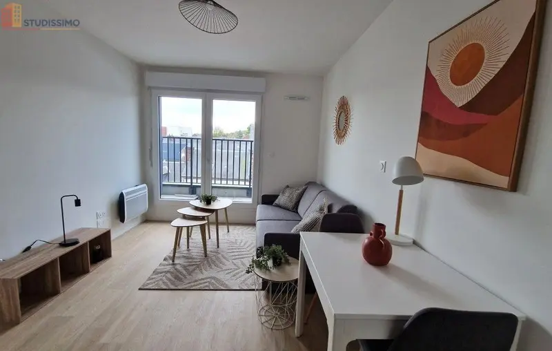 Studio meublé 17m² Maromme - Meublé, DPE C - Photo 3