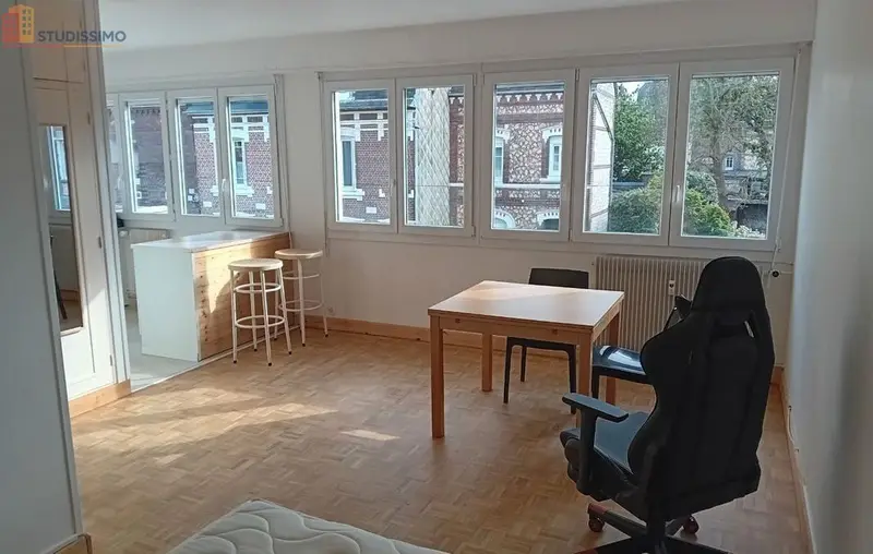 Studio meublé 35m² Rouen 76100 - Meublé, lumineux - Photo 4