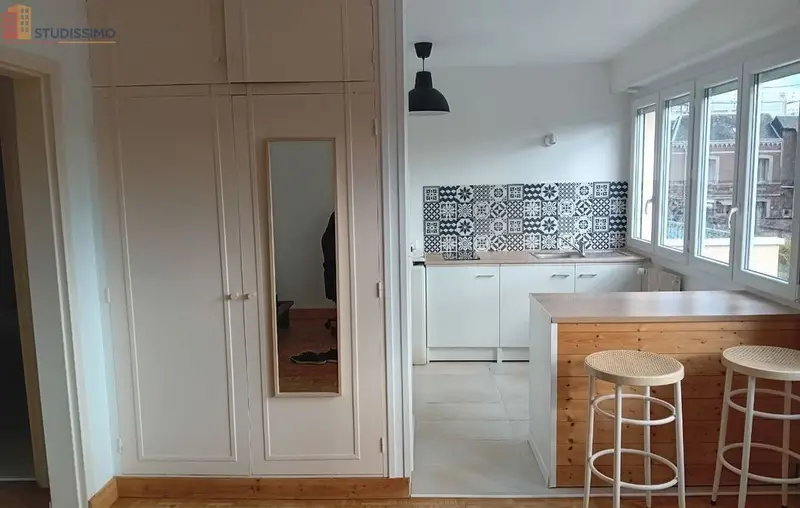 Studio meublé 35m² Rouen 76100 - Meublé, lumineux - Photo 1