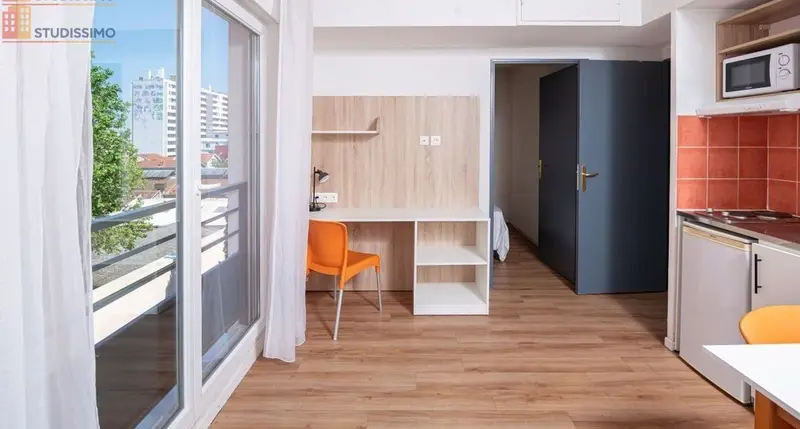 Studio meublé 20m² Lyon 8e - Résidence sécurisée - Photo 6