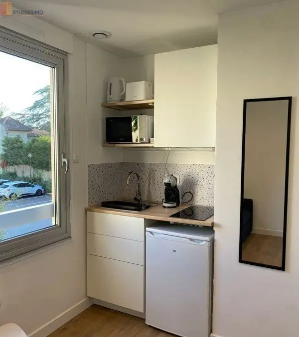 Studio meublé 15m² Lyon 5e - Résidence arborée, agréable - Photo 2