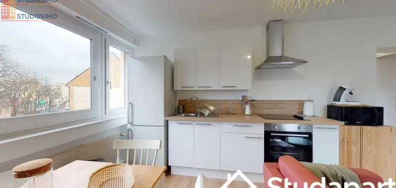 Studio meublé 12m² Rouen 76100 - Meublé, DPE A - Photo 9