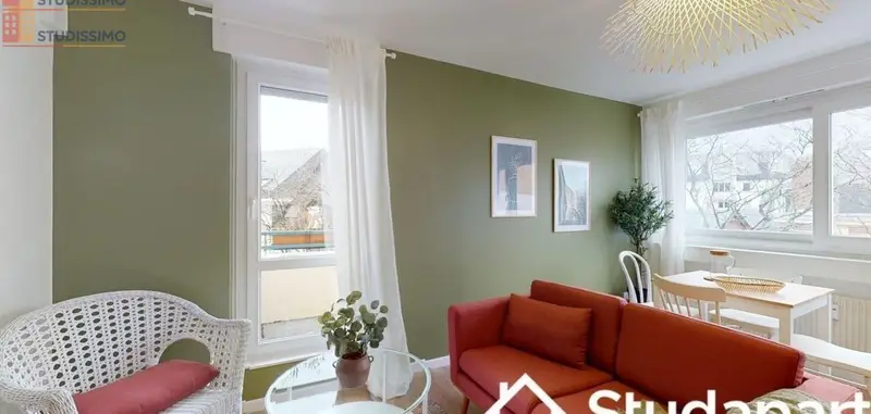Studio meublé 12m² Rouen 76100 - Meublé, DPE A - Photo 8