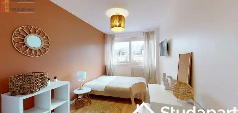 Studio meublé 12m² Rouen 76100 - Meublé, DPE A - Photo 1