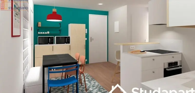 Studio 10m² Bron 69500 - Meublé, DPE D - Photo 4