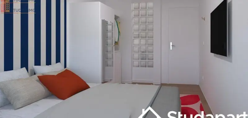 Studio 10m² Bron 69500 - Meublé, DPE D - Photo 1