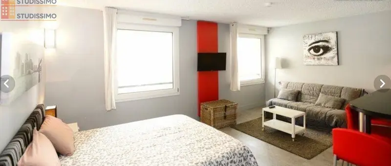 Studio meublé 31m² Lyon 3e - Lumineux, meublé - Photo 6