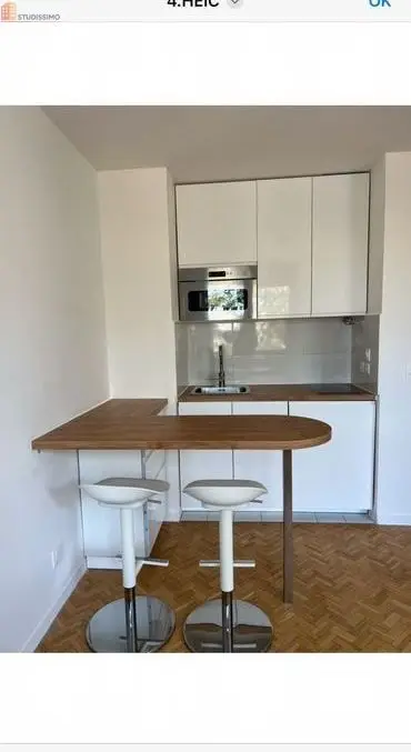 Studio meublé 27m² Lyon 3e Part-Dieu - Entièrement rénové - Photo 3