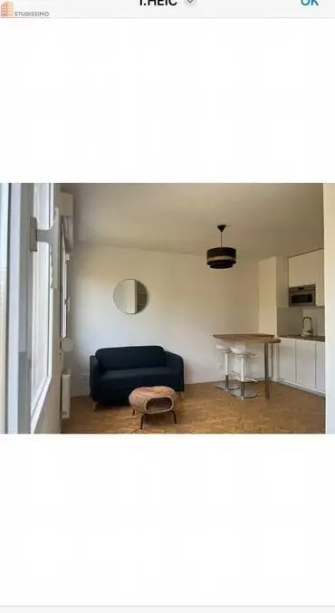 Studio meublé 27m² Lyon 3e Part-Dieu - Entièrement rénové - Photo 1