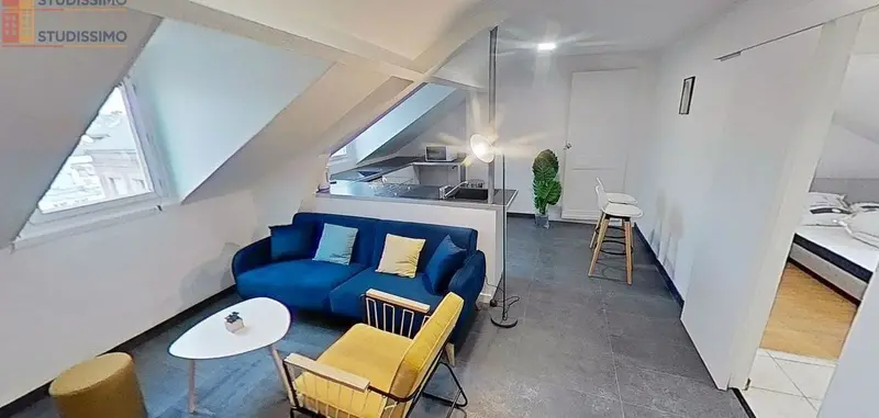 Studio 26m² Le Havre - Meublé, 3e étage - Photo 17