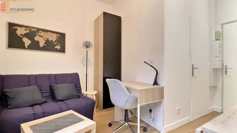 Studio meublé 16m² Lyon 7e - Récente, lumineux - Photo 4
