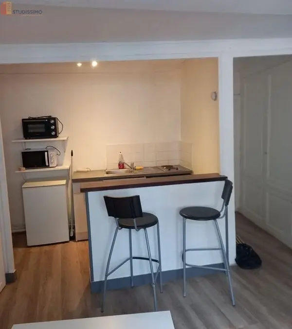 Studio meublé 26m² Rouen centre - Proche gare, lumineux - Photo 3