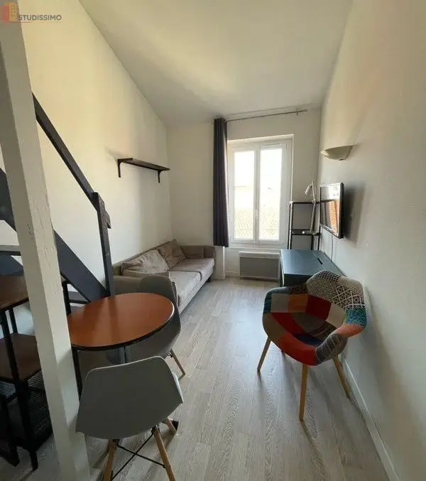 Studio meublé 25m² Lyon 7e - Lumineux, mezzanine - Photo 2