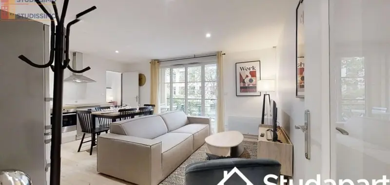 Studio meublé 11m² Lyon 8e - Meublé, DPE A - Photo 4