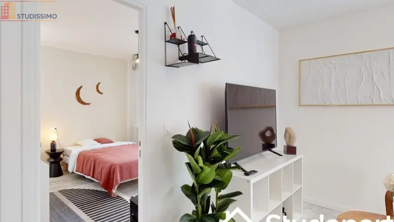 Studio meublé 9m² Rouen 76100 - Meublé, DPE A - Photo 2