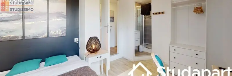 Studio meublé 11m² Rouen 76000 - Meublé, DPE A - Photo 2