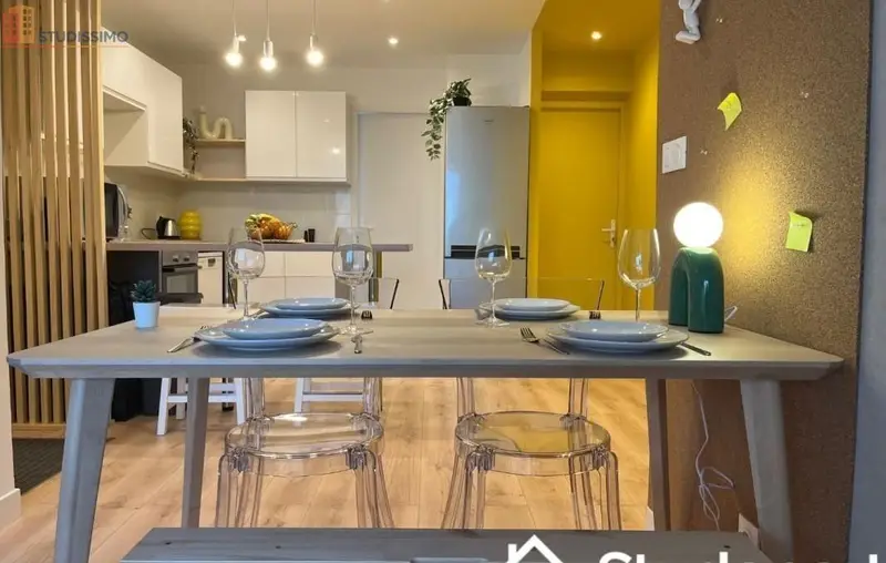 Studio meublé 10m² Bron - Lumineux, 8e étage - Photo 4