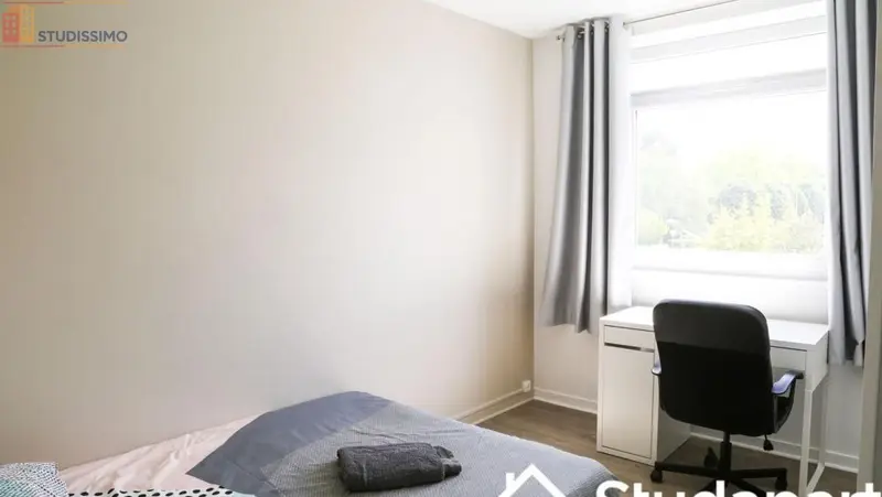 Studio 12m² Mont-Saint-Aignan - Meublé, 2e étage - Photo 4