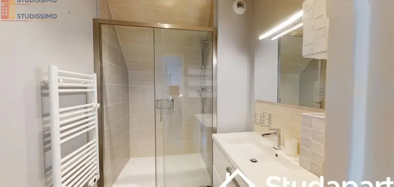 Studio meublé 10m² Rouen 76100 - Calme, 5e étage - Photo 3
