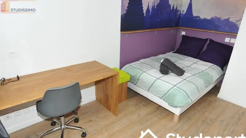 Studio meublé 10m² Rouen 76100 - Meublé, DPE C - Photo 8