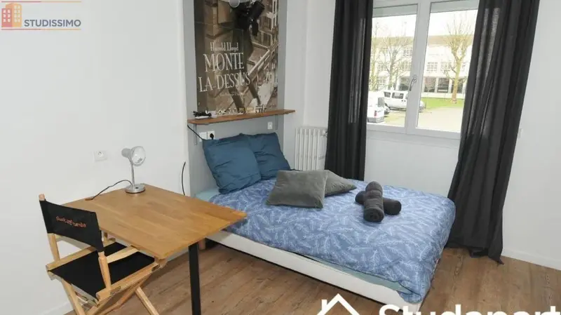 Studio meublé 10m² Rouen 76100 - Meublé, DPE C - Photo 3