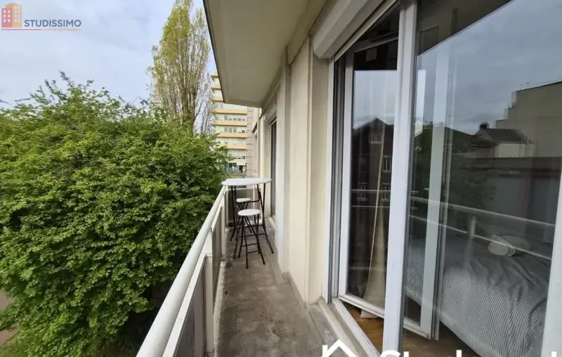 Studio meublé 9m² Rouen 76100 - Calme, lumineux - Photo 1