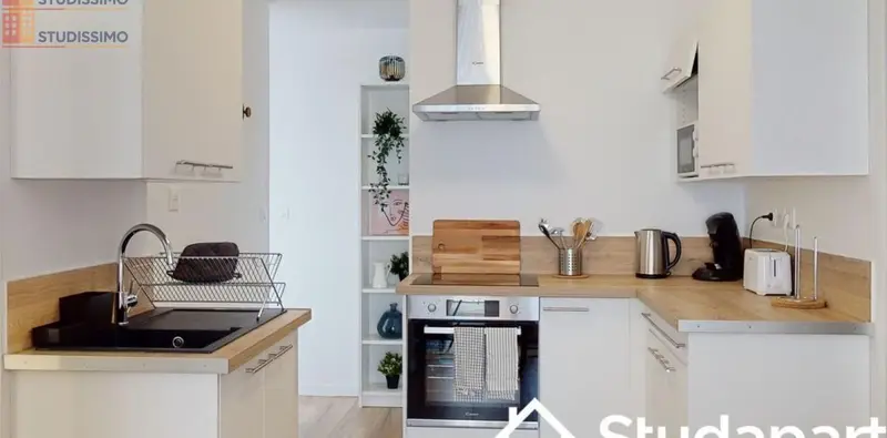 Studio meublé 10m² Rouen 76100 - Meublé, DPE A - Photo 3