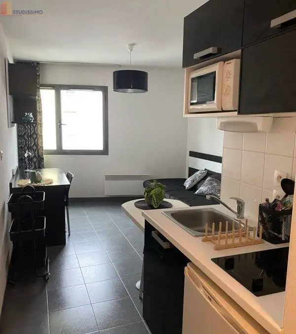 Studio meublé 19m² Lyon 7e - Lumineux, 4e étage - Photo 2