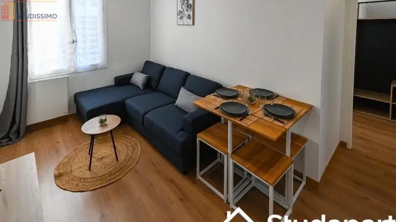 Studio meublé 12m² Le Havre 76600 - Meublé, DPE A - Photo 3