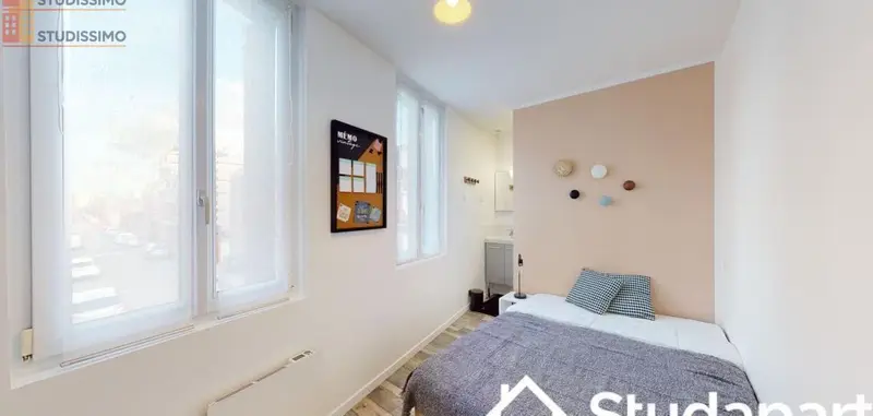 Studio 10m² Rouen 76100 - Meublé, DPE A - Photo 3