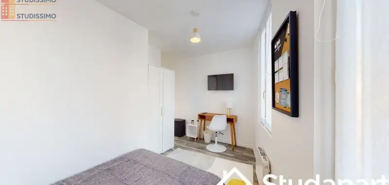 Studio 10m² Rouen 76100 - Meublé, DPE A - Photo 1