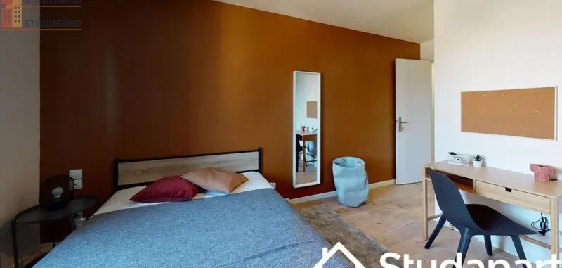 Studio meublé 12m² Rouen 76100 - DPE A, calme - Photo 1
