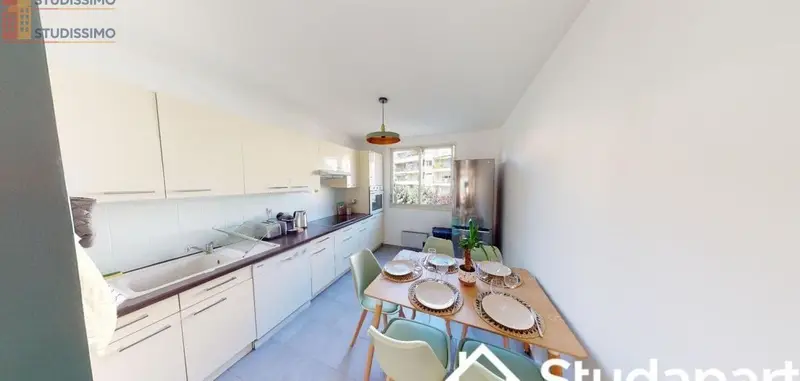 Studio meublé 9m² Villeurbanne - Meublé, DPE D - Photo 4