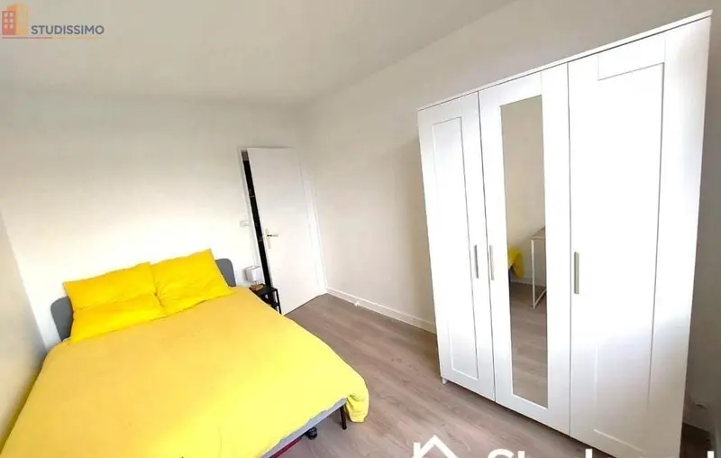 Studio meublé 9m² Mont-Saint-Aignan - Calme, 4e étage - Photo 1