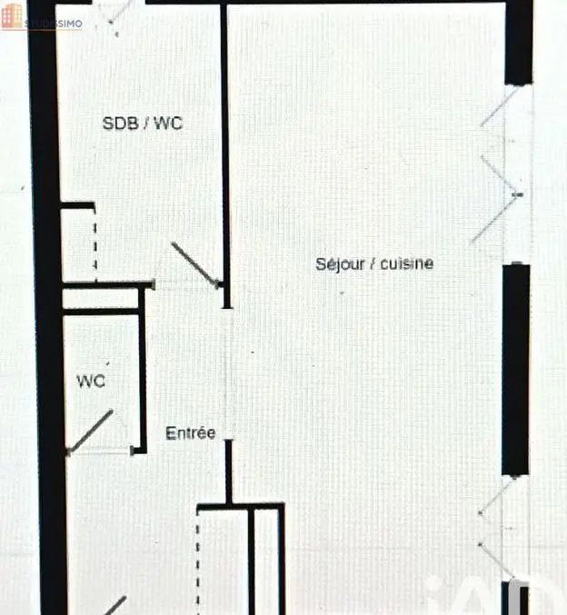 Studio 32m² Angers 49100 - Photo 2