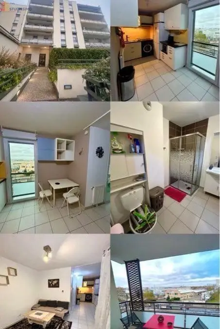 Studio meublé 35m² Vénissieux 69200 - Proche commodités, lumineux - Photo 2