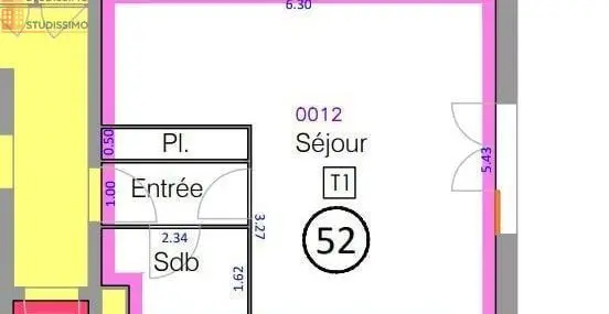 Studio 33m² Angers 49100 - Photo 2