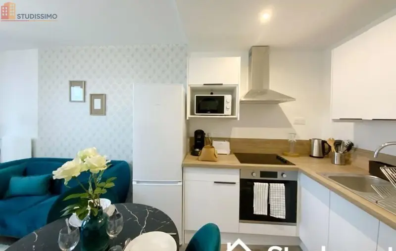 Studio meublé 9m² Rouen 76100 - Meublé, DPE A - Photo 7