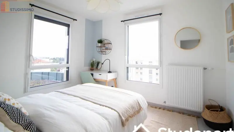 Studio 10m² Villeurbanne - Meublé, lumineux - Photo 1
