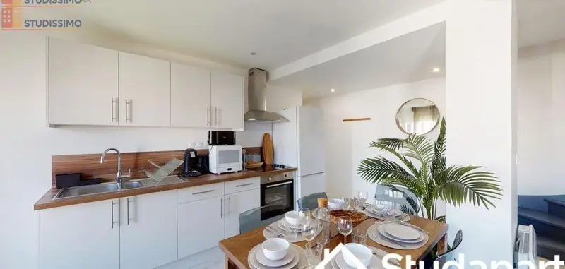 Studio meublé 9m² Rouen 76000 - Meublé, DPE A - Photo 3