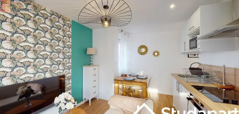Studio meublé 11m² Rouen 76100 - Meublé, DPE A - Photo 4